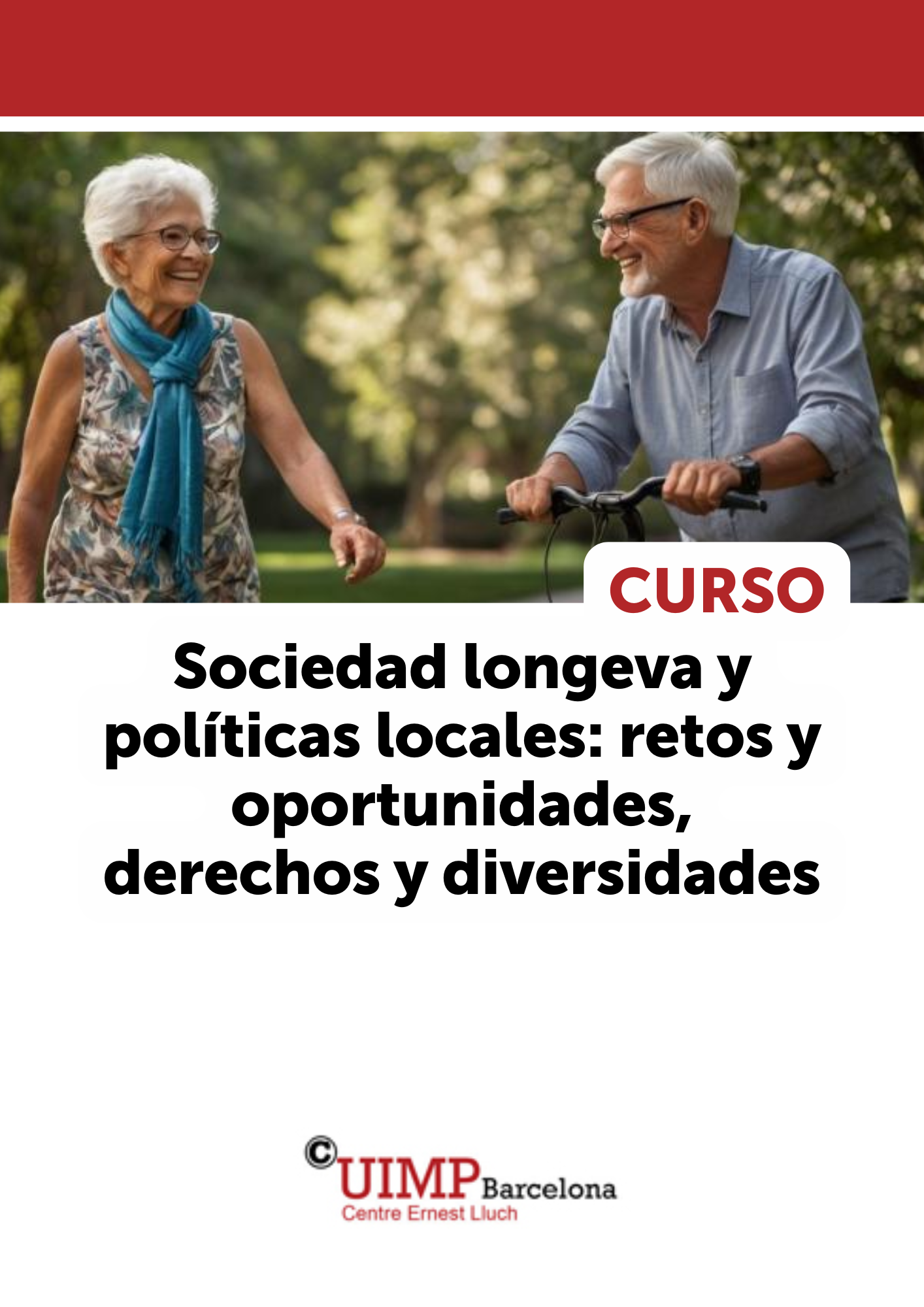 Cartel del curso sociedades longevas