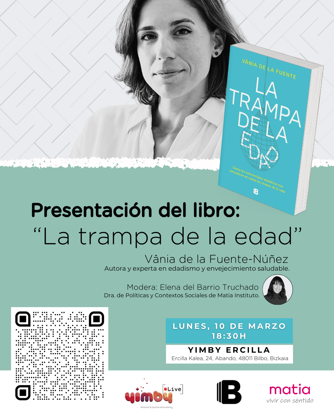 Cartel de la conferencia: "La trampa de la edad"