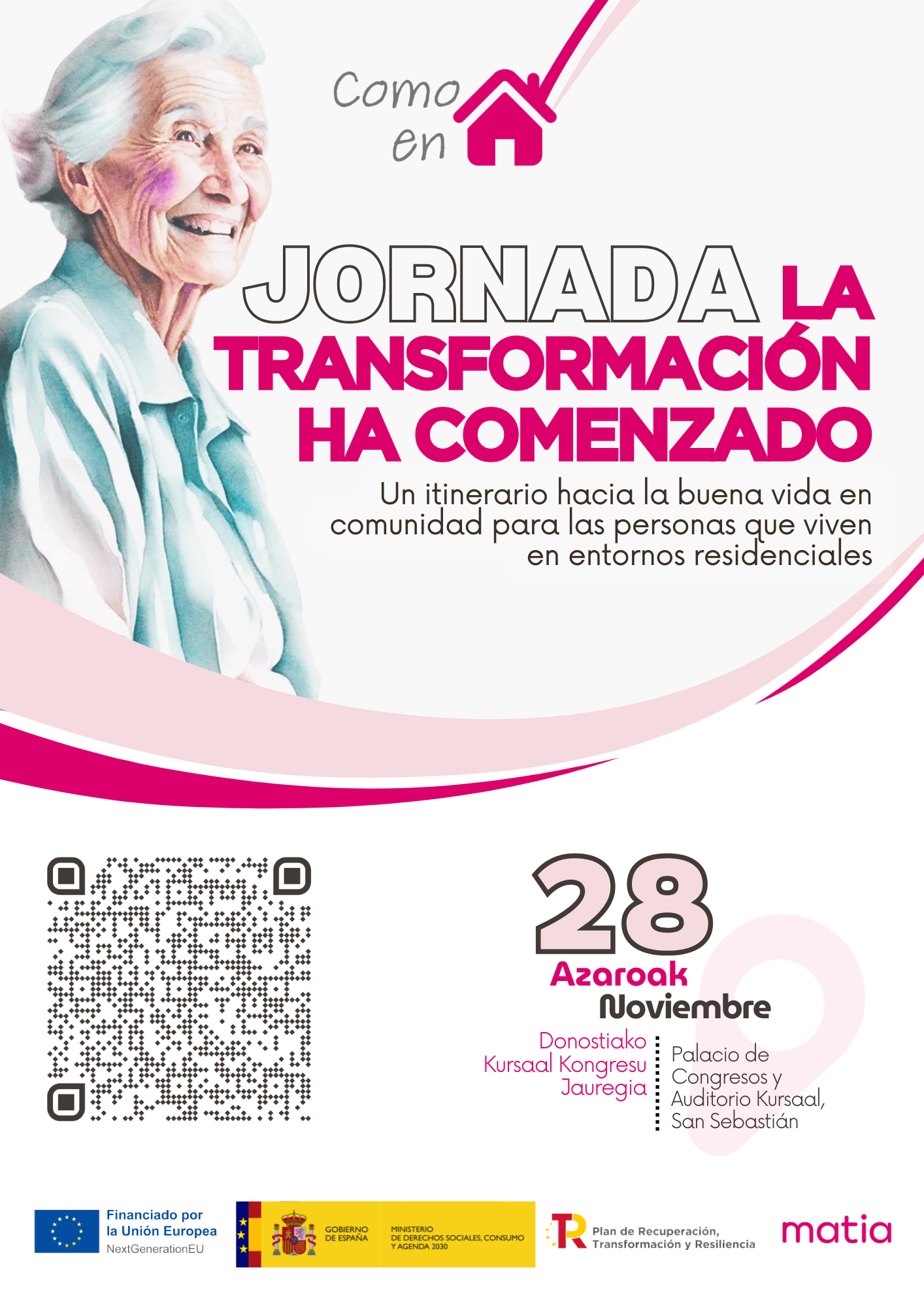 Cartel anunciador Jornada Como en Casa